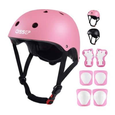 Casco Ciclismo para Niñas y protecciones
