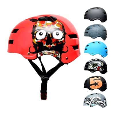 SkullCap® Casco Skate BMX Bicicleta Scooter Eléctrico