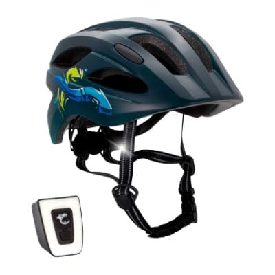 casco bicicleta para niños 54-58cm Luz LED