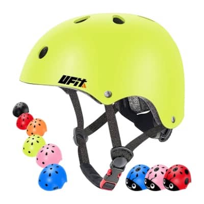 Casco Seguridad para niño patineta, Bicicleta (3-8 años)