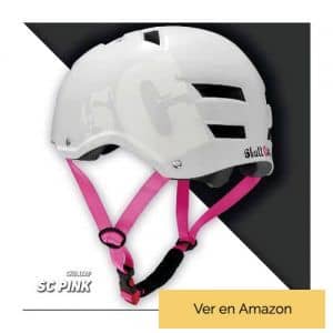casco skate SkullCap pink