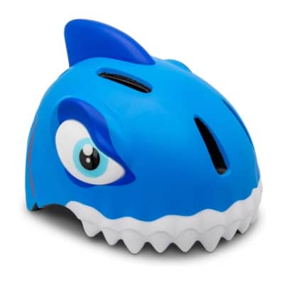 Casco de Bici para niños tiburón azul