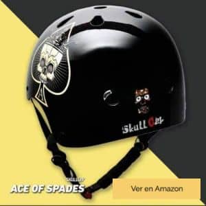 casco skate SkullCap as de espadas