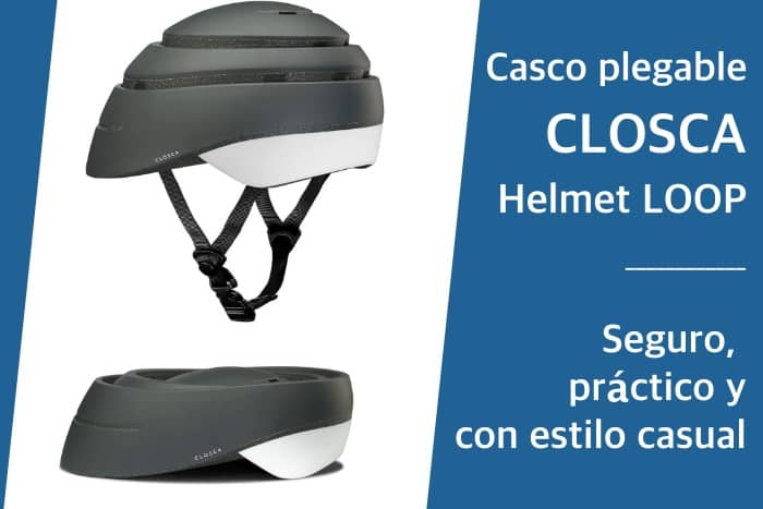 casco plegable closca helmet loop