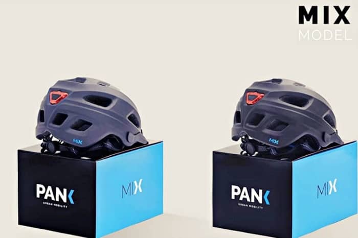 PANK  Casco MIX para patinete eléctrico y bicicleta - Negro Mate